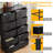 10 Drawer Wide Fabric Dressers, Large Storage Tower Unit With Fabric For Bedroom, Closet, Hallway-511657437