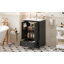 Meuble-lavabo de 24 pouces avec lavabo et rangement en céramique, portes à fermeture en douceur, séparateurs de tiroir pour une vie organisée-1145404231
