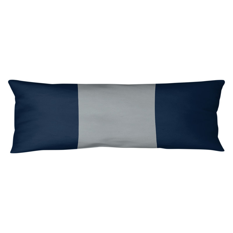 Oreiller de corps en polyester / polyester Arizona Football Stripes, Blanc / Bleu, Football Tennessee