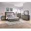 Commode en bois brossé 6 pièces