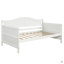Lit de jour simple en bois avec 2 tiroirs, canapé-lit pour le salon de la chambre à coucher, aucun sommier nécessaire-584876678