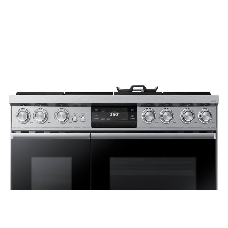 48" Pro-Range 6 Burners with Griddle, Contemporary, NG/LP, Silver Stainless