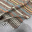 Kilim à rayures turque rétro Oushak pour couloirs en couleurs vibrantes orange et bohème