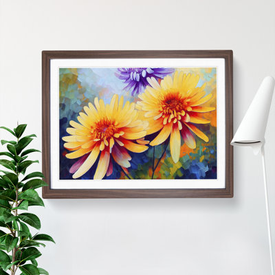 Chrysanthemum Flowers Vol.1 - Framed Print