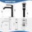 Robinet de lavabo pour salle de bain à poignée simple 9,04 po-108584256