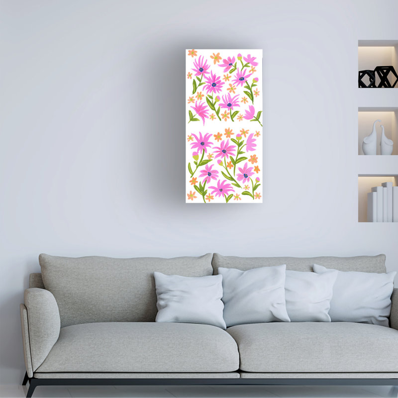 Art mural sur toile tendue - Suzanne Allard "12", art mural pour salon, chambre à coucher ou bureau - 24 x 47