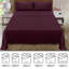 Ensemble de literie pour grand lit double en microfibre brossée, drap pour grand lit 4 pièces - ultra doux, facile à installer, infroissable, à séchage rapide et facile d'entretien-103691378