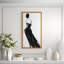 Black Dress' Framed Print on Glass