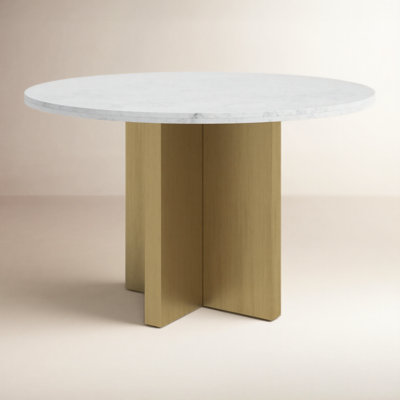 Rita 48'' Round Marble Dining Table