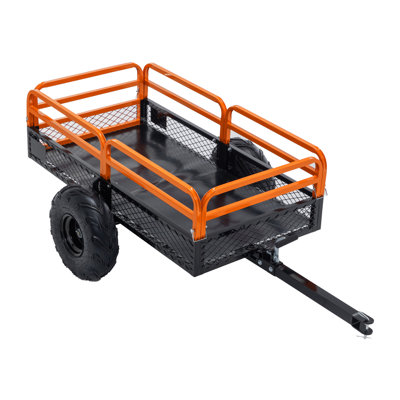 1500Lbs Capacity 15 Cubic Feet Dump Cart Trailer