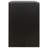 Double Wheelie Bin Shed Black 55.1 x 31.5 x 46.1 in Poly Rattan Outdoor Bin Storage Enclosure