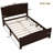 Full Size Platform Bed, Solid Wood Frame with Support Slats, Strong Structure, No Box Spring Needed-1063413655-1063413654