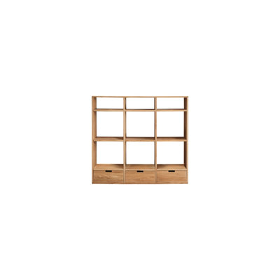 Miho Solid Wood Bookcase