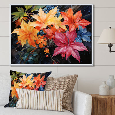 Japanese Maple Collage II - Japanese Canvas Art Print