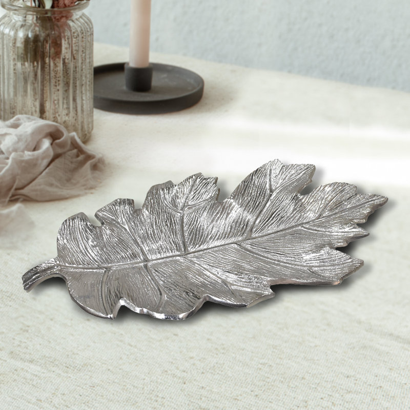 Red Barrel Studio® Aluminum Tray, Silver