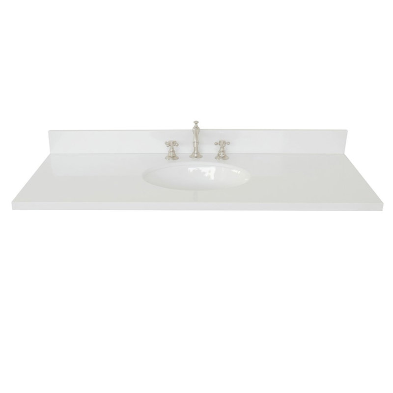 Dessus de salle de bain simple 49 po meuble-lavabo