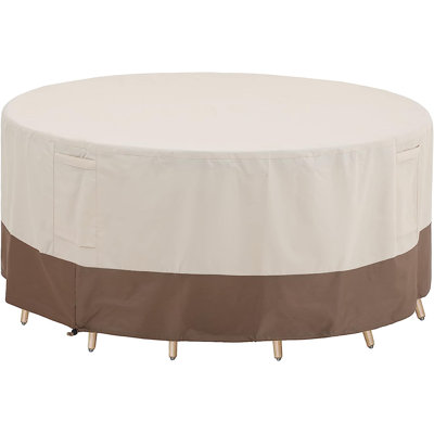 Outdoor Outdoor Garden Furniture Round Cover Courtyard Table And Chair Furniture Cover Protective Cover by Arlmont & Co.