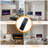 36" Electric Fireplace Insert, Electric Fireplace Wall Mounted with Remote & Timer, Adjustable Flame Color, 750/1500W-1821390202