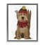 «Dog with Winter Skis» par Fab Funky