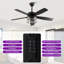 Ventilateur de plafond à DEL à intensité variable de 52 po 3 CCT avec télécommande, pales à double face, moteur à courant continu réversible à 6 vitesses, minuterie-521083440