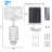 1 - Head LED Solar Powered Dusk to Dawn Outdoor Security Flood Light with Motion Sensor and Timer-50997303
