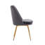 47cm H Velvet Upholstered Side Chair-790615331