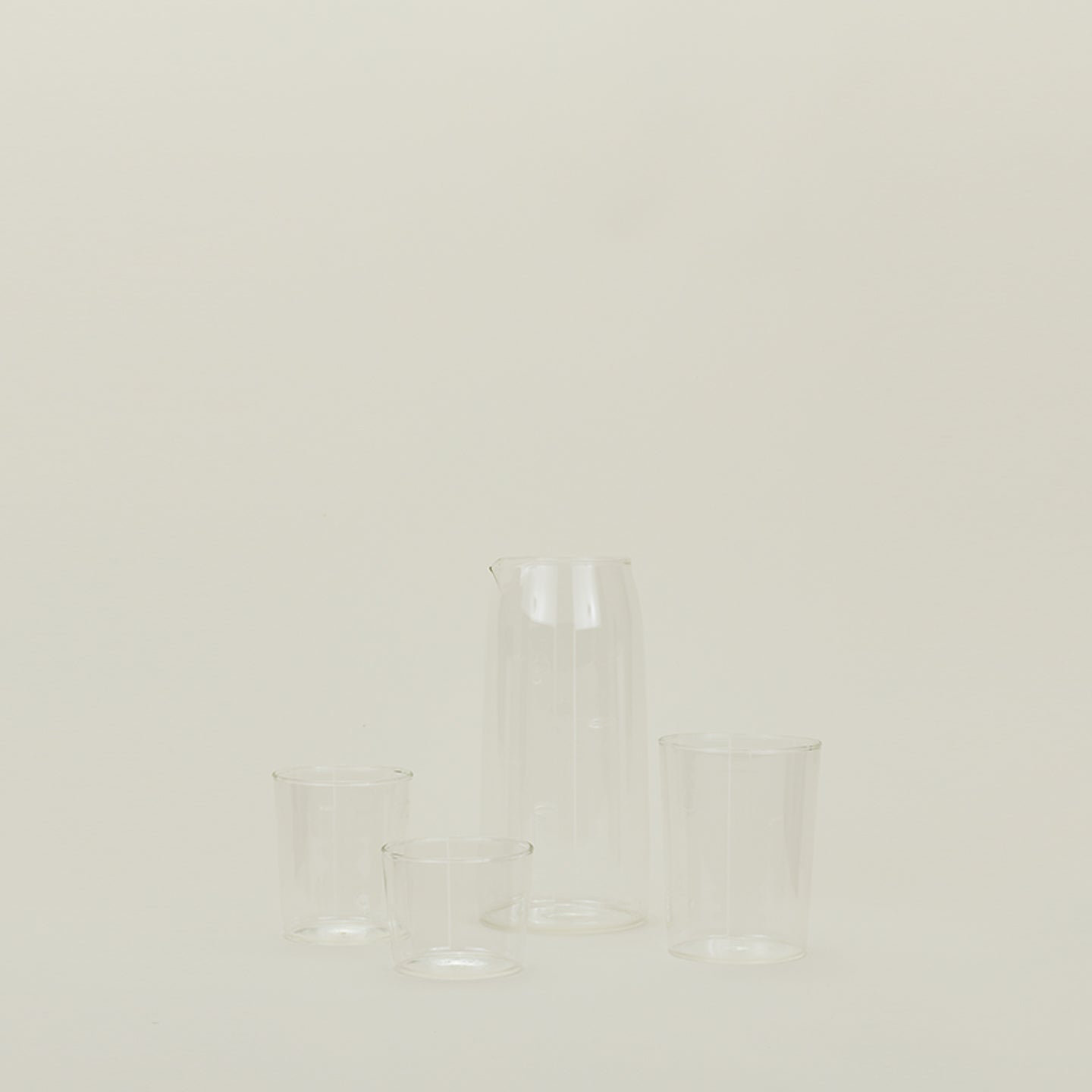 Glass Drinking Glass, Small Glassware 6 oz., Clear