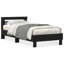 Bed Frame With LED Lights Engineered Wood-42521576-42521591