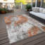 Tapis rectangulaire intérieur / extérieur 1 pi 8 po x 2 pi 6 po avec envers antidérapant Lummus-166333388