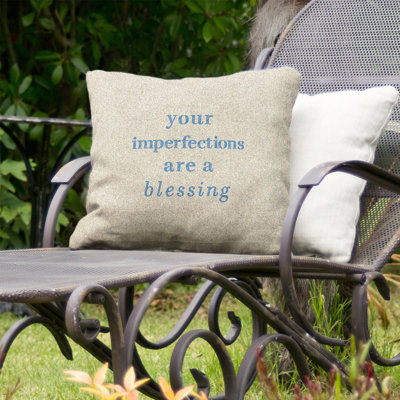 Coussin intérieur/extérieur inspirational imperfections