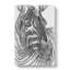 Sketch Of A Zebra In Abstract - Wrapped Canvas Print-55341090