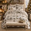 Votre style de vie par Donna Sharp Ensemble de courtepointe 2 pièces pour lit simple, style antique, pour les fêtes d'hiver
