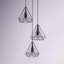 Luminaire suspendu en grappe géométrique 3 lumières Harmen-1201087776