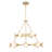 Minka Lavery Zill - Led Chandelier In Lily Gold Finish-103550195