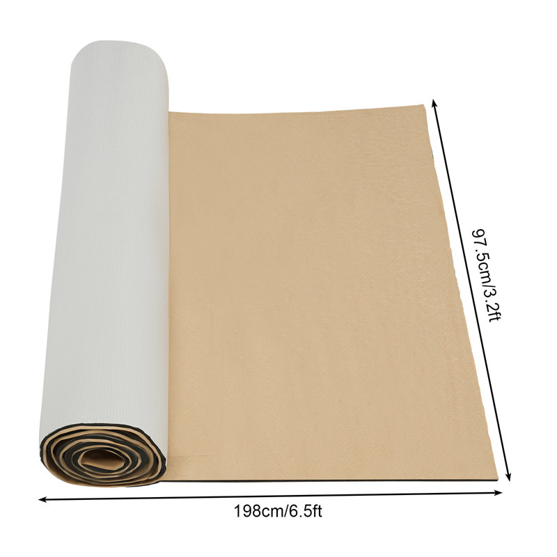 Heat Sound Deadener Insulation Mat, 38.39" W x 77.95" L