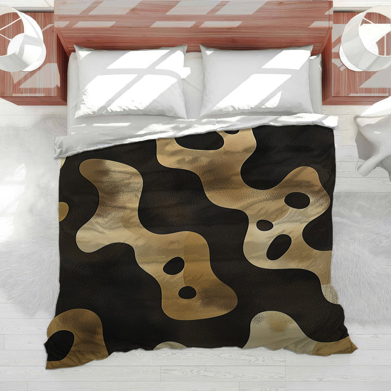 Camouflage Bedding Pattern Comforter Industrial, Queen Comforter