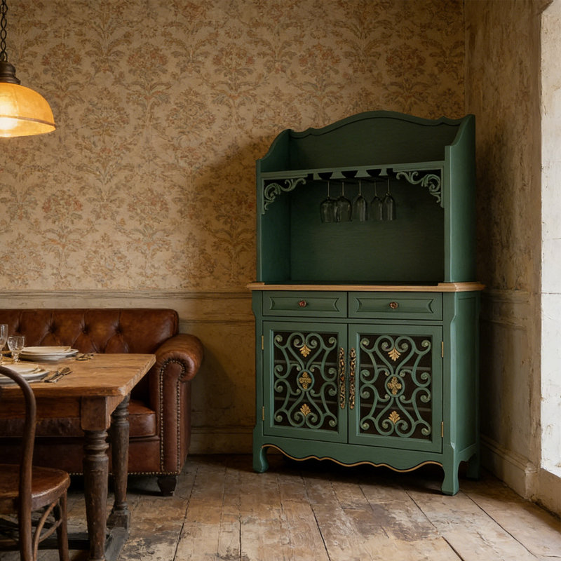 Armoire à thé de style français rétro