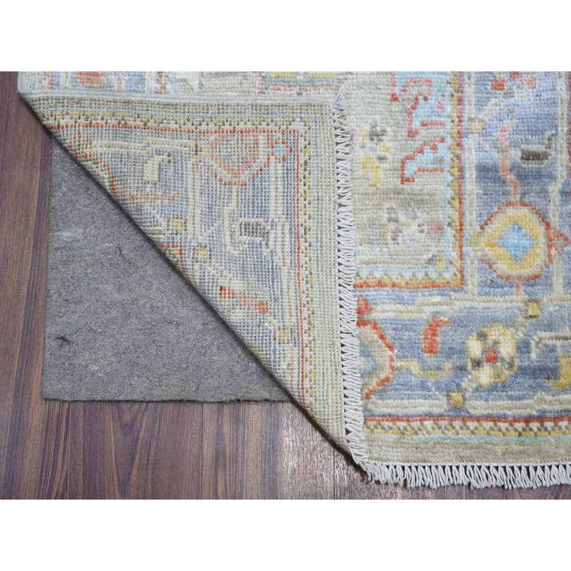 Tapis de passage unique, nouÃ© Ã  la main, 71 cm x 6 m, couleur grise