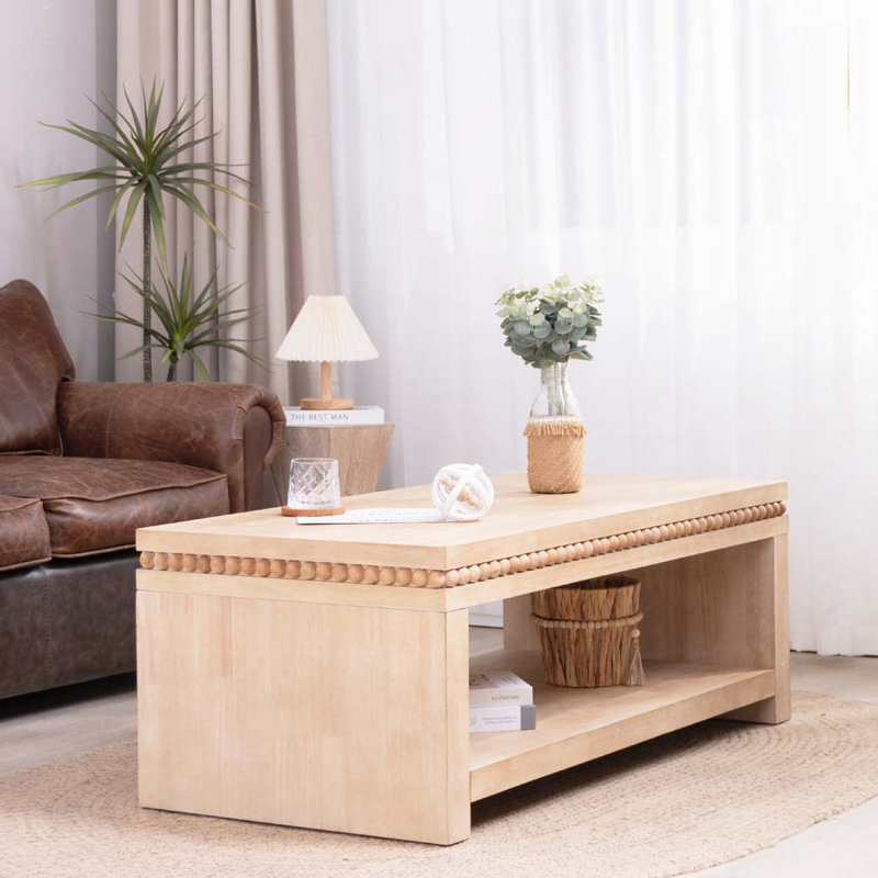 Table basse 47 po, Naturel