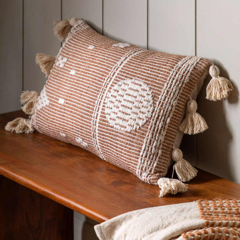 Zareen Natural Square Cushion