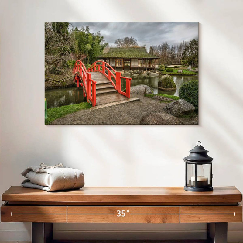 Lilie Bridge In Japanese Park