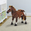 Cheval debout en peluche