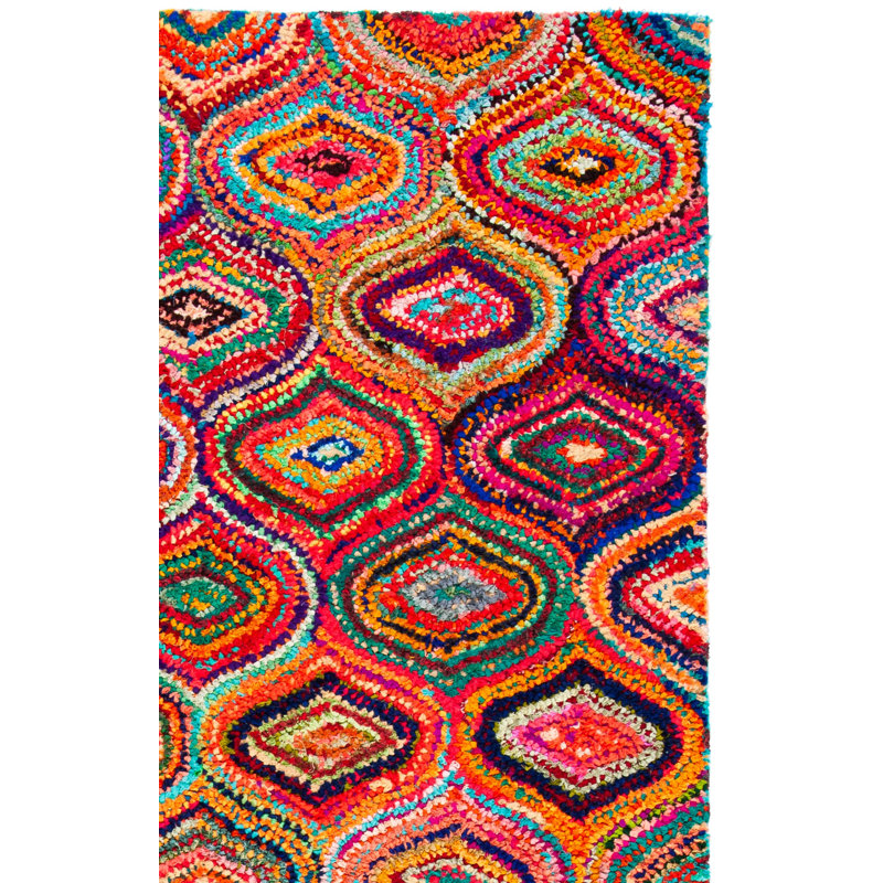 Tapis géométrique touffeté à la main Nantucket, Rectangulaire 3 pi x 5 pi