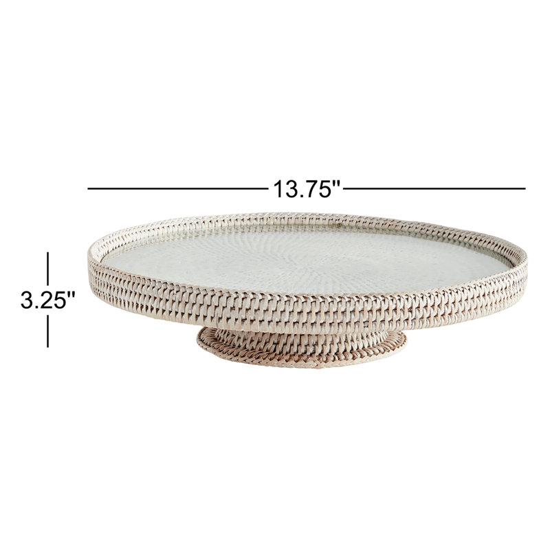 BURMA RATTAN SERVING STAND