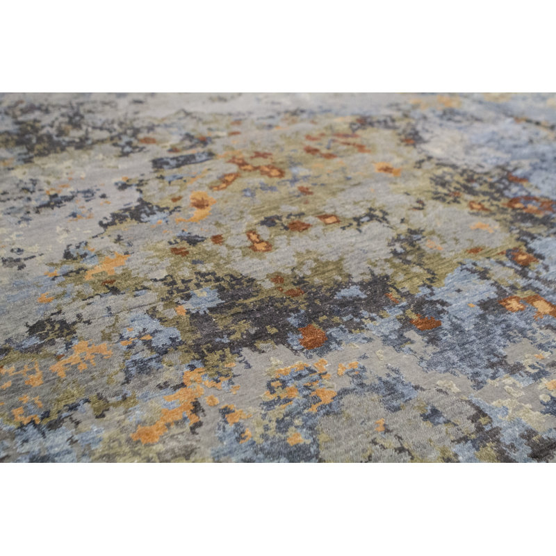 Himalayan Abstract Area Rug in Beige, Rectangle 12'3" x 15'3"