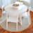 Carlesha Solid Pine Wood Round Dining Table-1999610669