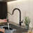 Modern Touchless Pull-Down Kitchen Faucet-112485391