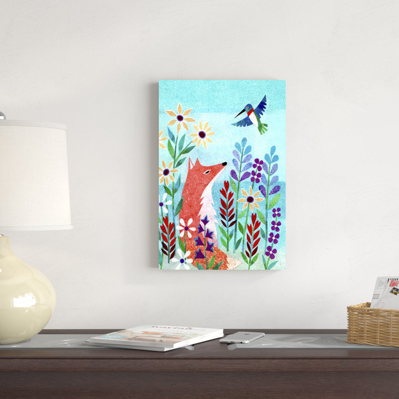 " Forest Creatures IV " by Kim Conway Painting Print, 18" H x 12" W
