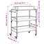 Osterman Metal Bar Cart-899348962