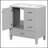 Samit 18 " W Freestanding Standard Free Standing 1 Single Vanity Bathroom Vanity With Resin Top-2081730239